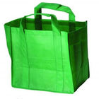 관례는 녹색에 있는 선전용 쇼핑백 물색 운반물을/, 자주색/백색 인쇄했습니다