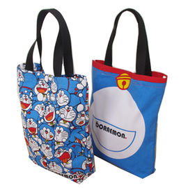 Eco 여자를 위한 친절한 귀여운 Doraemon 숙녀 끈달린 가방 면 핸드백