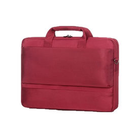 방수 여자의 옥스포드 서류 가방 노트북 핸드백 14 인치 컴퓨터 부대 빨간 검정